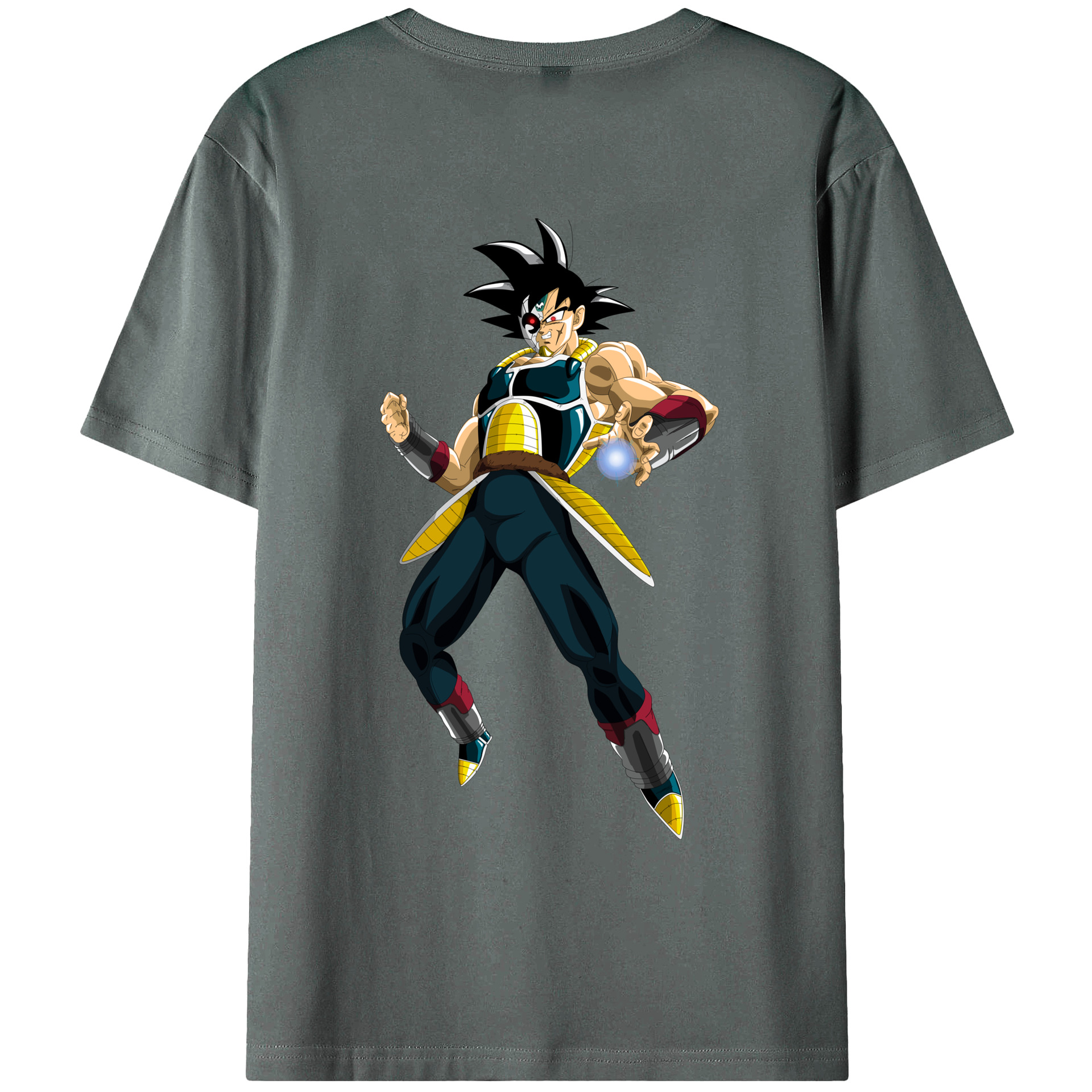 （画像用） ドラゴンボール バーダック DRAGON BALL Burdock 綿100％ メンズ半袖Tシャツ（バックプリント） 通気性